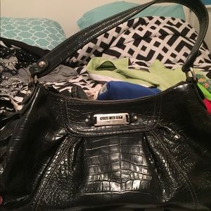 Nine West black shoulder purse